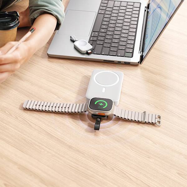 MCDODO USB-C INDUKTIV KLOCKLADDARE FOR APPLE WATCH 8 9 SE ULTRA STRAP