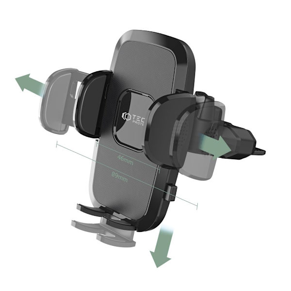 TECH-PROTECT V3 UNIVERSAL CD BILMONTERING SVART