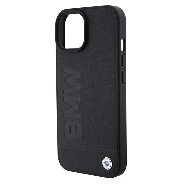 BMW SIGNATURE LOGO IMPRINT MAGSAFE ETUI TIL IPHONE 15 - SORT