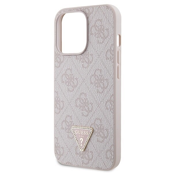 Guess GUHCP13XP4TDSCPP-deksel til iPhone 13 Pro Max 6.7 - Rosa Crossbody 4G metalllogo