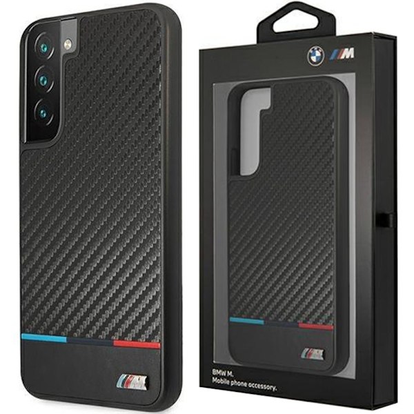 BMW M COLLECTION TRIANGLES ETUI TIL SAMSUNG GALAXY S22+ - SORT