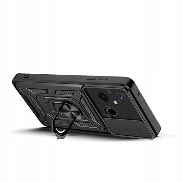 Spacecase Case Cover Till Xiaomi Redmi 12C Camring Svart