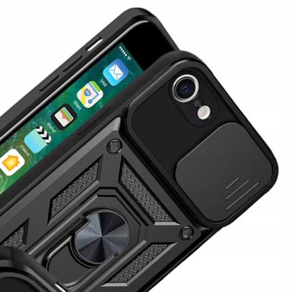 Spacecase Case Cover Till Iphone 7 8 Se Camring Svart