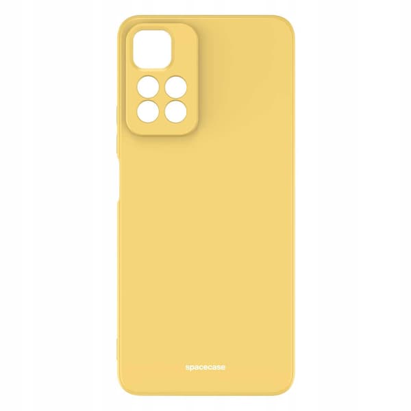 Spacecase Silikonfodral För Xiaomi Redmi Note 11 Pro+ Yellow