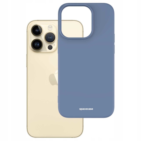 Spacecase Silikonecase För Iphone 14 Pro Blue Protection