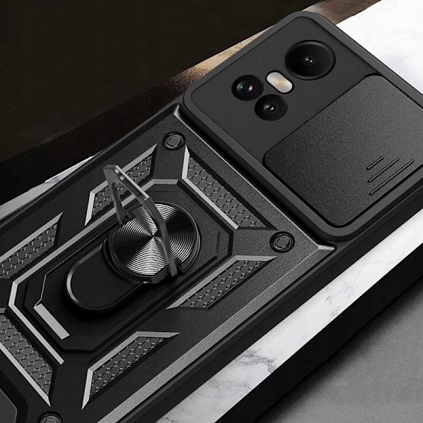 Spacecase Case Cover För Oppo Find X3 X5 10 10 Pro 5G Svart
