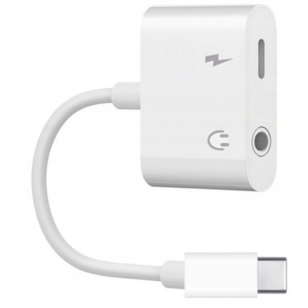 CO2-SOVITIN USB-C MINIJACK 3,5 MM AUX-KAAPELIN SOVITIN SAMSUNG APPLE MED DAC:lle