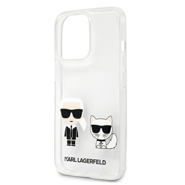 Karl Lagerfeld KLHCP13XCKTR iPhone 13 Pro Max 6,7" hårdfodral Transparent Karl & Choupette