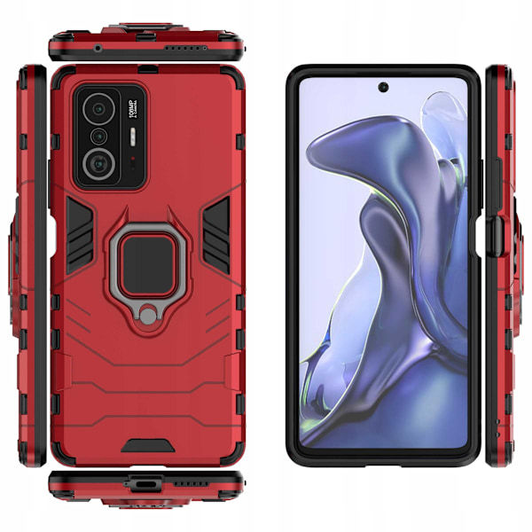 Spacecase Case Cover För Xiaomi 11T 11T Pro Red Sc X-Ring
