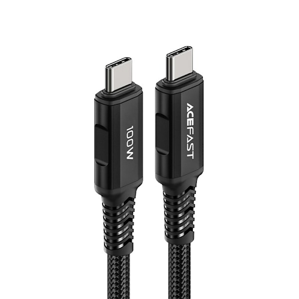 Acefast-kabel USB Type C - USB Type C 2m, 100W (20V/5A) svart (C4-03 Black)