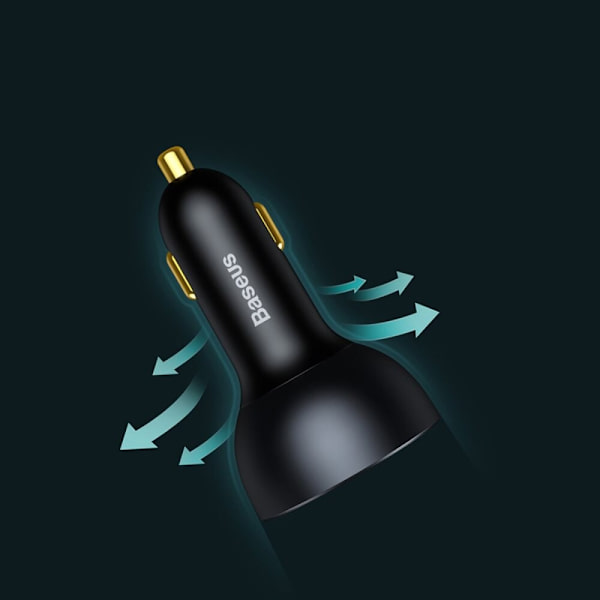 Baseus rask USB / USB Type C billader 160W PPS Quick Charge 5 PD grå (TZCCZM-0G)