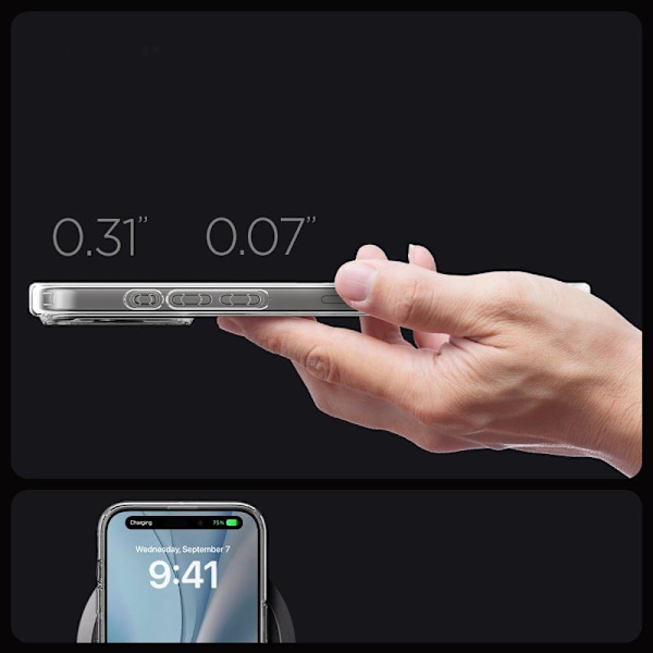 SPIGEN ULTRA HYBRID MAG MAGSAFE IPHONE 15 PRO MAX FROST SORT