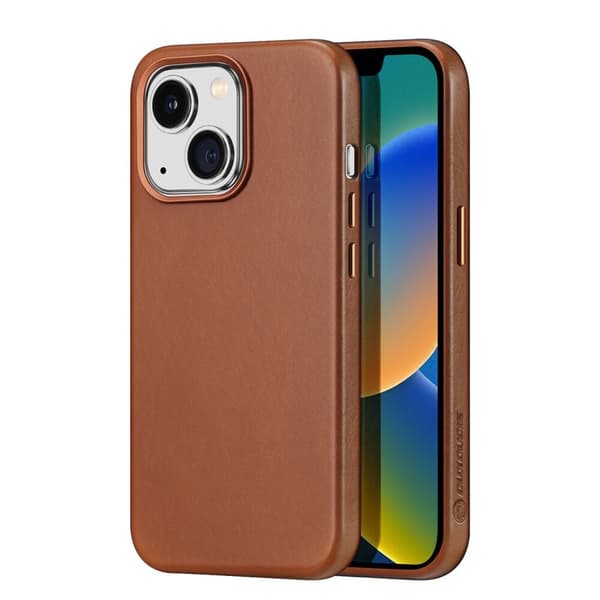 DUX DUCIS CASE MED MAGSAFE TIL IPHONE 14 PLUS BRUN