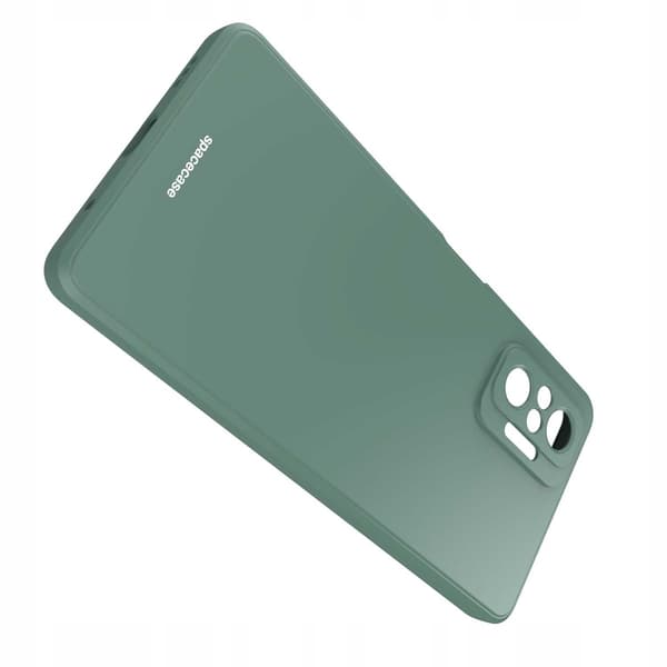 Spacecase Silikonfodral För Xiaomi Redmi Note 10 Pro Mörkgrön
