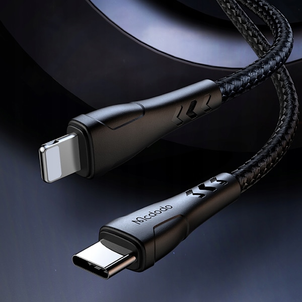 MCDODO USB-C LIGHTNING SNABBLADDNINGSKABEL 36W 1M FÖR IPHONE 11 12 13 14