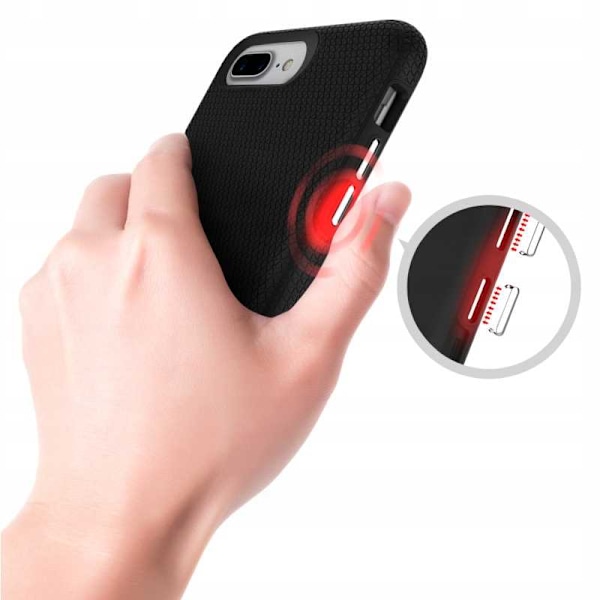 Spacecase Case Cover Till Iphone 7 8 Plus Svart Sc Core