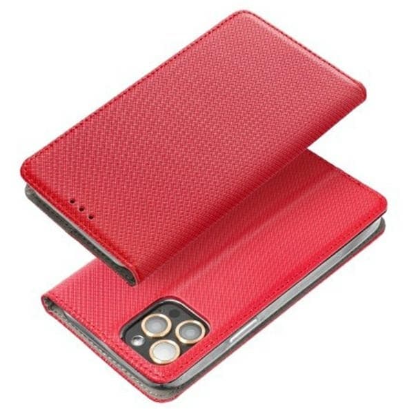 Smart Magnet bokfodral Samsung A13 4G A135 röd/röd