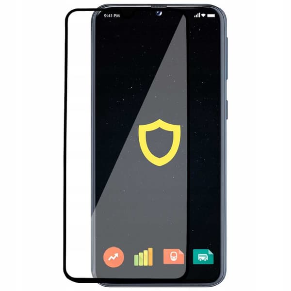 Spacecase 5D Härdat Glas För Samsung Galaxy A40 Skyddssidan