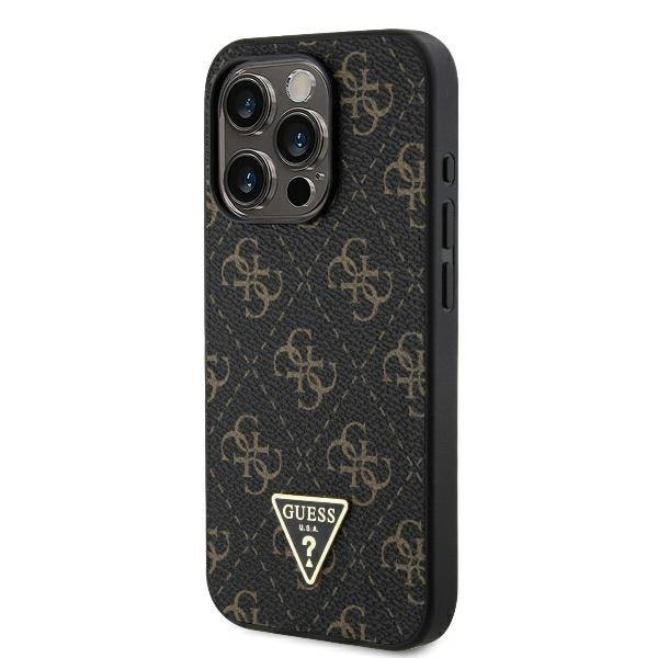 Guess GUHCP16LPG4GPK iPhone 16 Pro 6,3" svart/svart hårdfodral Nytt 4G Triangle
