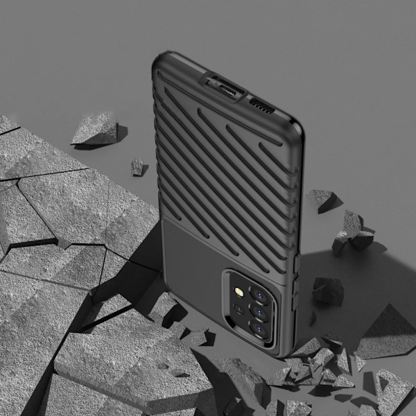 Thunder Case fleksibelt pansret deksel til Samsung Galaxy A53 5G svart