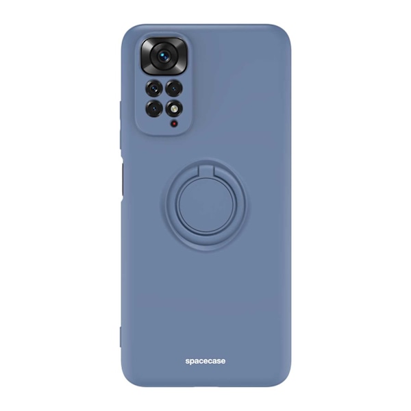 Spacecase Silikon Case Ring För Xiaomi Redmi Note 11 11S Blå