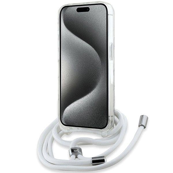 Karl Lagerfeld IML Choupette Head & Cord MagSafe-deksel til iPhone 15 Pro - Gjennomsiktig
