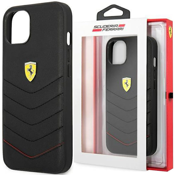 FERRARI OFF TRACK QUILTET ETUI TIL IPHONE 13 MINI - SORT