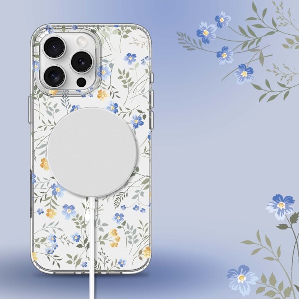 TECH-BESKYTT MAGMOOD MAGSAFE IPHONE 16 PRO FORÅRSBLOMSTER