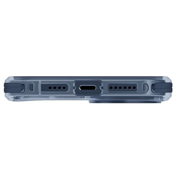 UNIQ Combat iPhone 15 Pro Max 6,7" skal Magclick Laddar mörkblått/rökblått