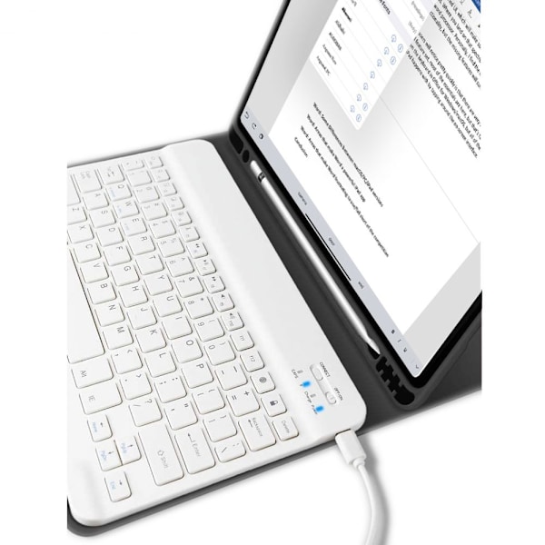 TECH-PROTECT SC PEN + KEYBOARD IPAD 10.2 7 / 8 / 9 / 2019-2021 SVART