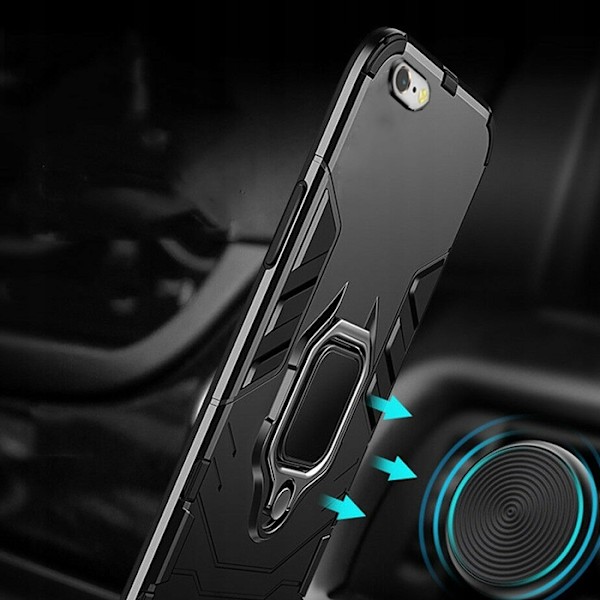 Spacecase Case Cover Till Iphone 6 6S Sc X-Ring Svart