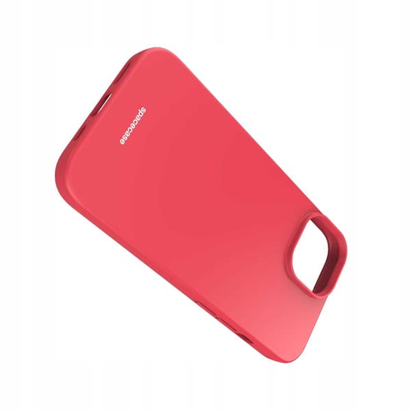 Spacecase Silikonfodral Till Iphone 15 Röd