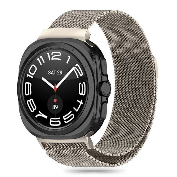 TEKNISK BESKYTTELSE MILANESIBAND SAMSUNG GALAXY WATCH ULTRA (47 MM) STARLIGHT