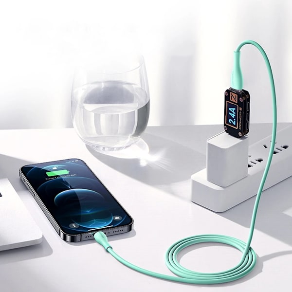 USB - Lightning Joyroom S-2030M8 3A 2m kabel - grønn