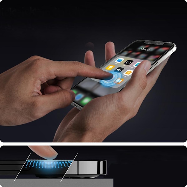 HÆRDET GLAS SPIGEN GLAS.TR "EZ FIT" 2-PACK IPHONE 12/12 PRO