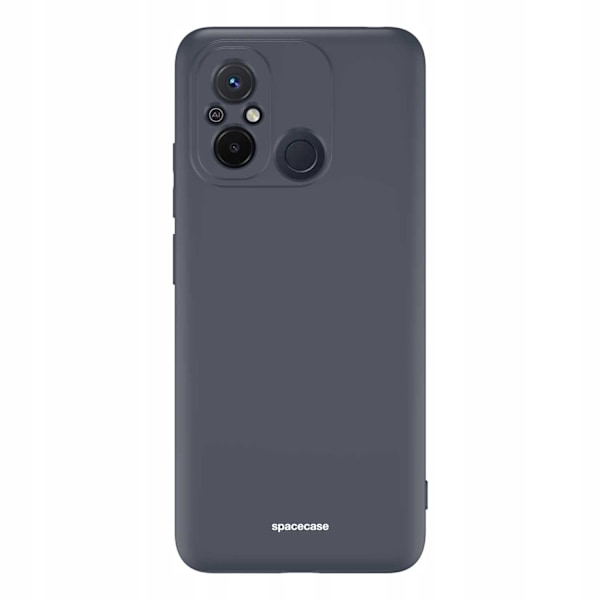 Spacecase Silikonfodral För Xiaomi Redmi 12C Telefon Svart