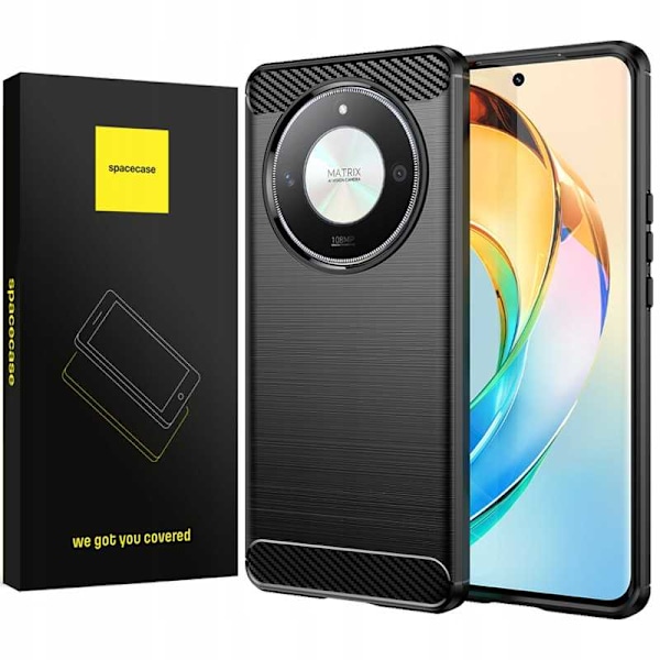 Spacecase Cover Carbon Cover För Honor Magic 6 Lite Svart