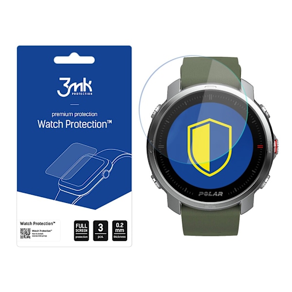 Polar Grit X - 3mk Watch Protection v. FlexibleGlass Lite