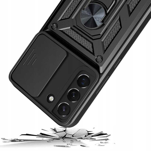 Spacecase Case Cover För Samsung Galaxy S22 Svart Camring