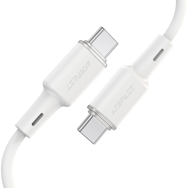 ACEFAST KABEL LANGT STÆRKT USB C - USB C 1,2M 60W (20V/3A) HVID