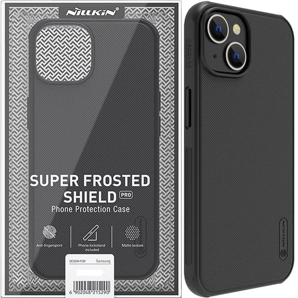 NILLKIN LÆDERCASKER HUSLAG TIL IPHONE 14PRO SORT