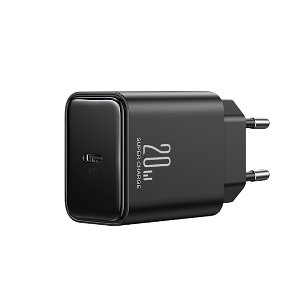 USB C 20W PD Joyroom JR-TCF06 lader med USB C - Lightning-kabel - svart