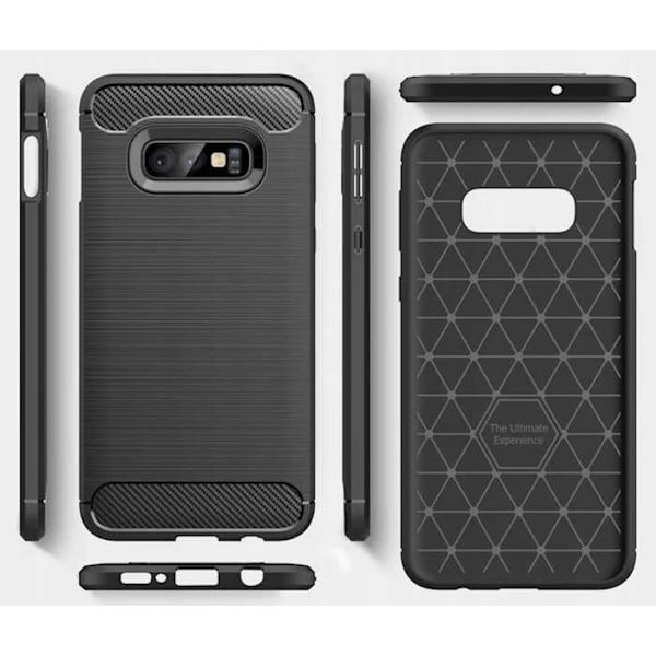 Spacecase Case Carbon Case För Samsung Galaxy S10E Svart