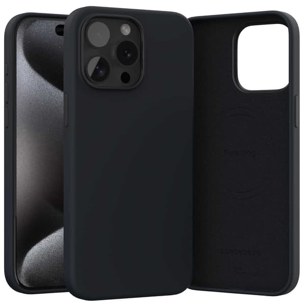 Spacecase Case Cover Till Iphone 15 Pro Max Sc Pure Mag Black