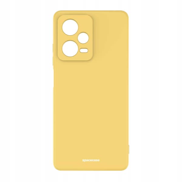 Spacecase Silikonfodral För Xiaomi Redmi Note 12 Pro 5G Yellow