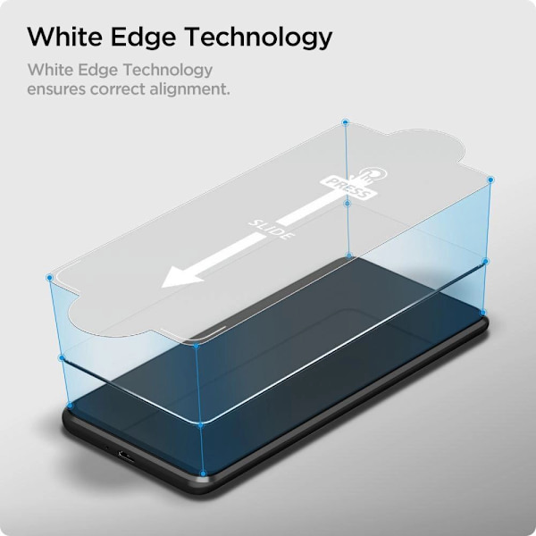 SPIGEN GLAS.TR SLANKT HÆRDET GLAS TIL SAMSUNG GALAXY A15 4G / 5G / A25 5G - 2 STK.