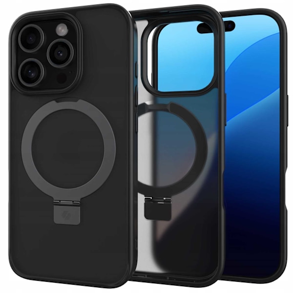 Spacecase Case Ring Pro Magnetic För Iphone 16 Pro Black
