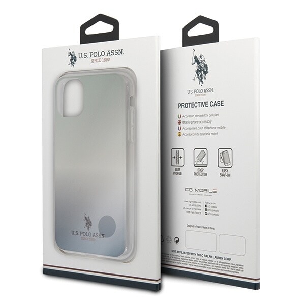 AMERIKANSK SAG POLO ASSN. GRADIENT PATTERN COLLECTION TIL IPHONE 11 - BLÅ