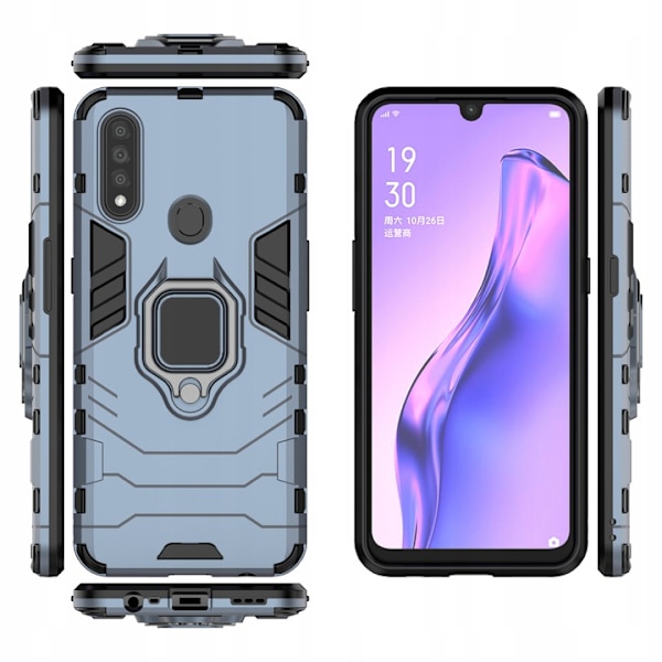 Spacecase Case Cover För Oppo A31 X-Ring Blå