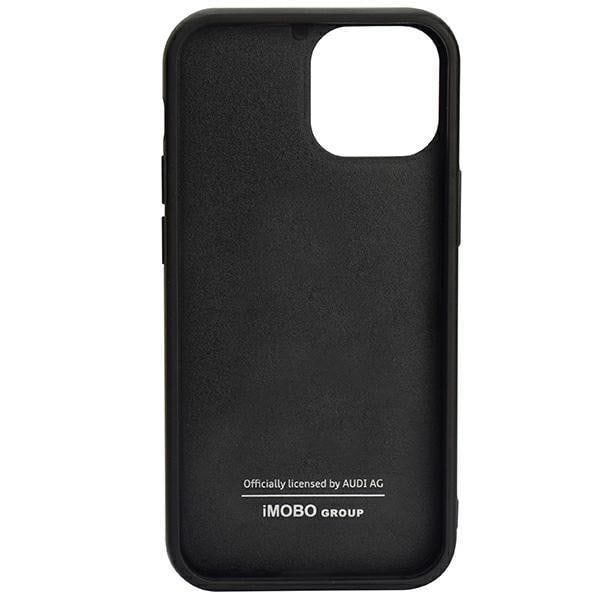 Audi Carbon Fiber Stripe-deksel til iPhone 13 Pro Max 6.7 - Svart AUS-TPUPCIP13PM-R8/D1-BK